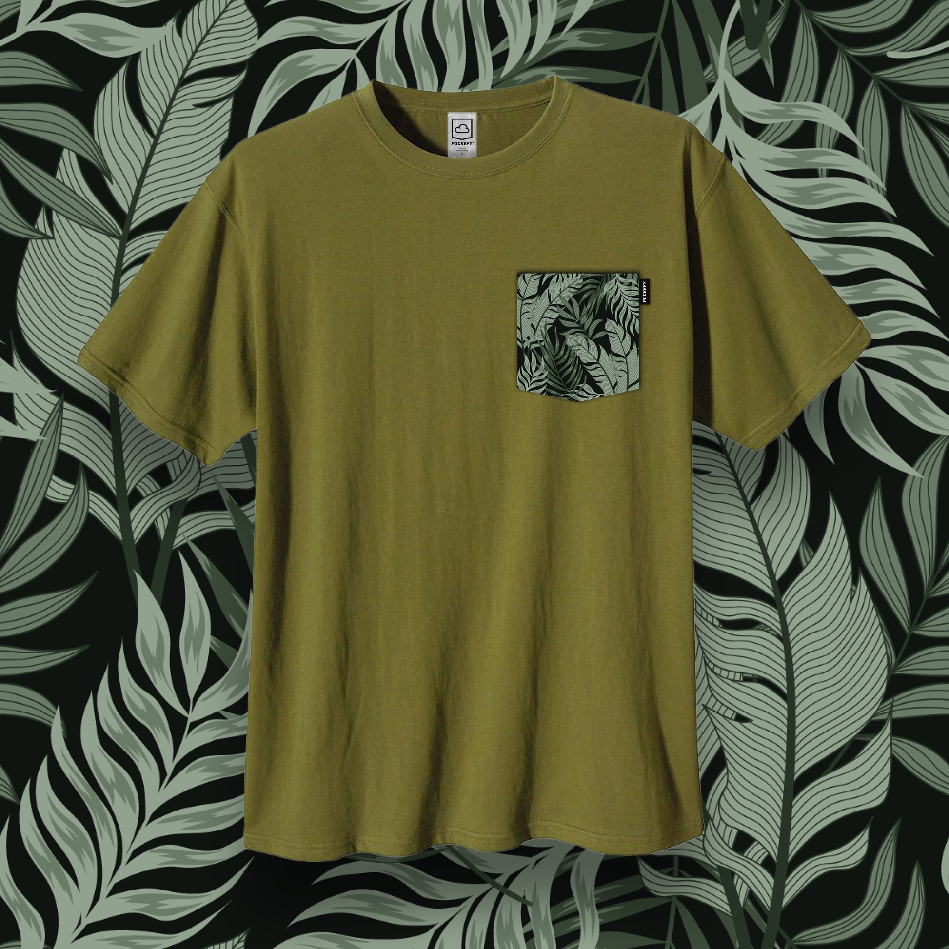Green 'Venture Pocket Tee image 1