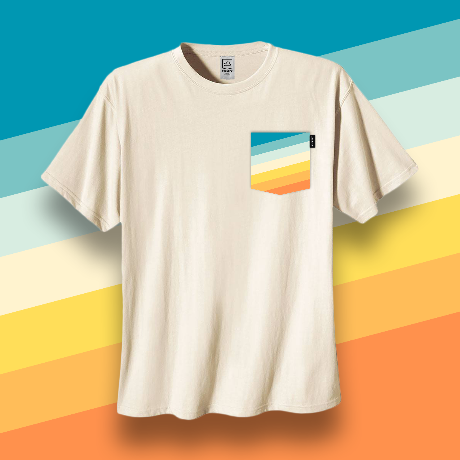 Beachwave Pocket Tee image 1