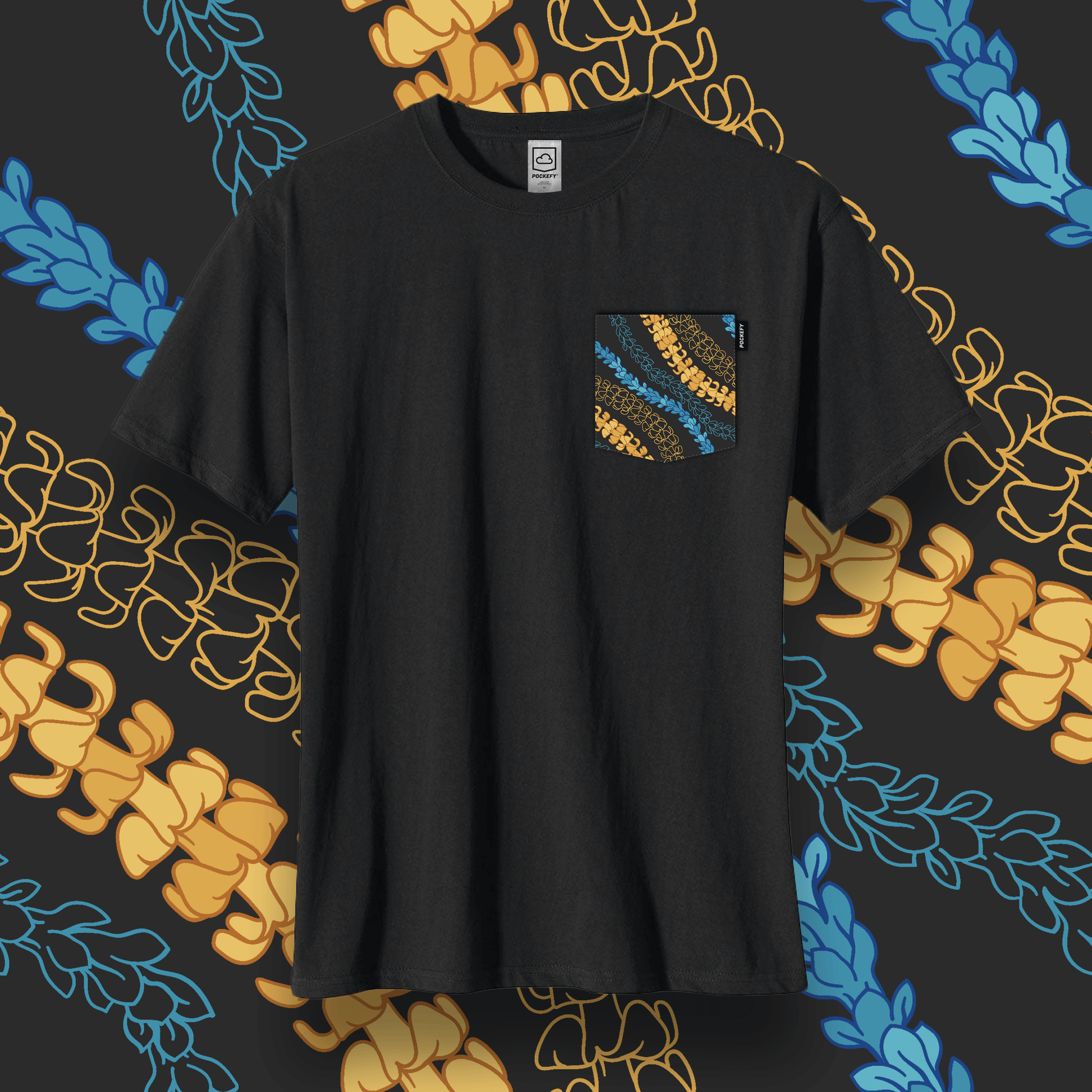 Black Island Lei Pocket Tee