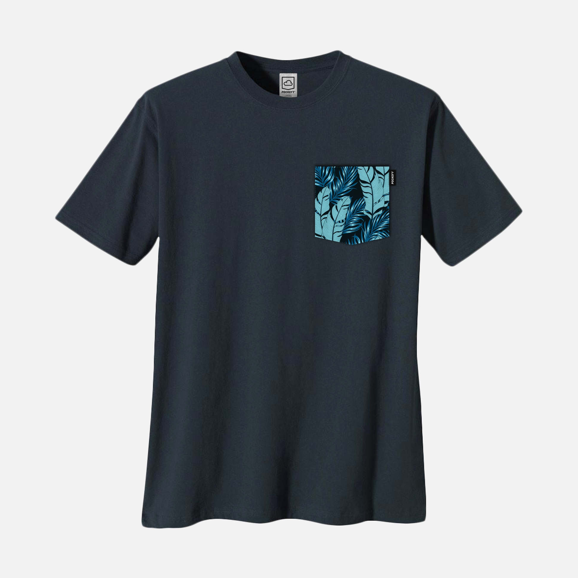Blue Summer Pocket Tee image 0
